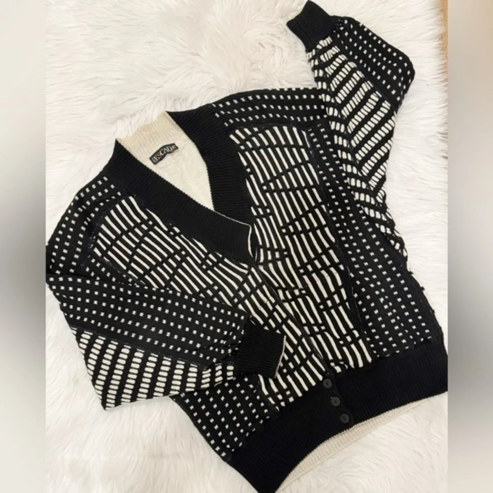 ESCADA vintage 80’s Knit Jacket Cardigan EU38/S/M EUC